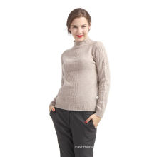 Neuester Verkauf Soem-Qualität milchiger weißer Dame Sweater